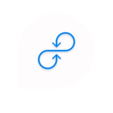 Pio Software white version logo.