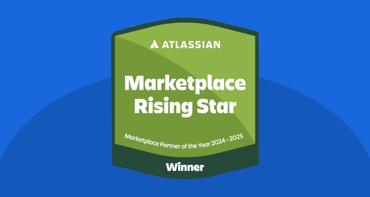 A of the winning logo from Atlassian.