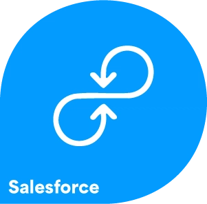 Logo representing Salesforce (CRM) Importer for JSM Assets product